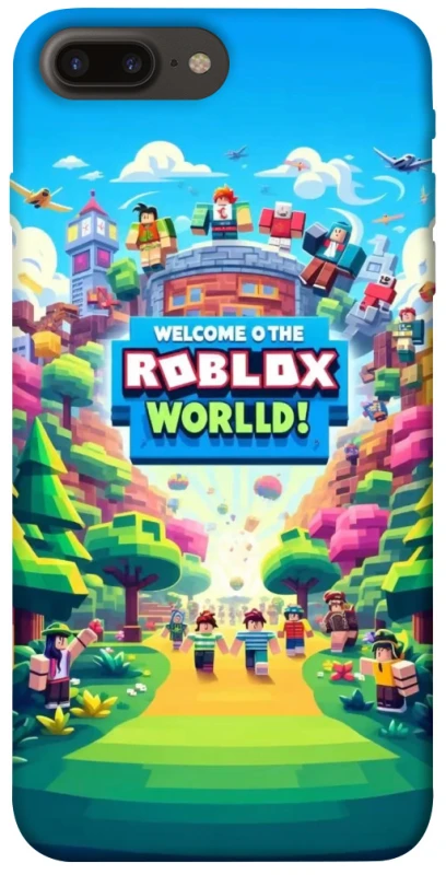 Чехол на Apple iPhone 7 plus / 8 plus Roblox World фото 1 из 1