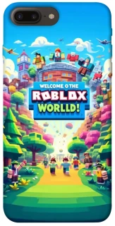 Чехол на Apple iPhone 7 plus / 8 plus Roblox World фото 1 из 1