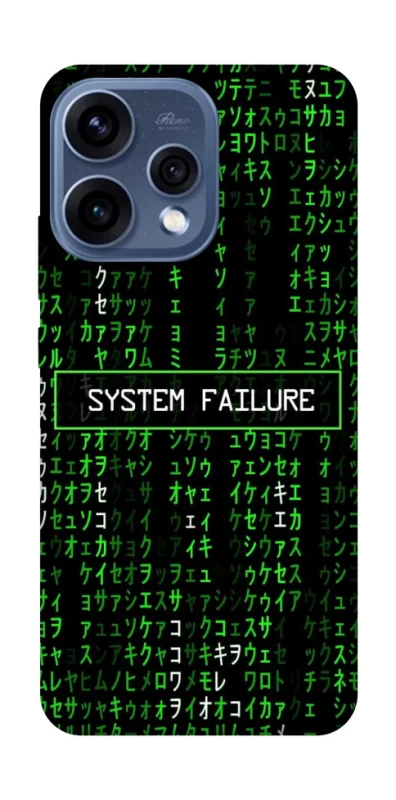 Чехол на Oppo Reno 15 Matrix system failure фото 1 из 2
