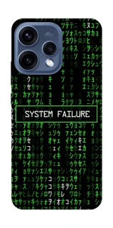 Чехол на Oppo Reno 15 Matrix system failure фото 1 из 2