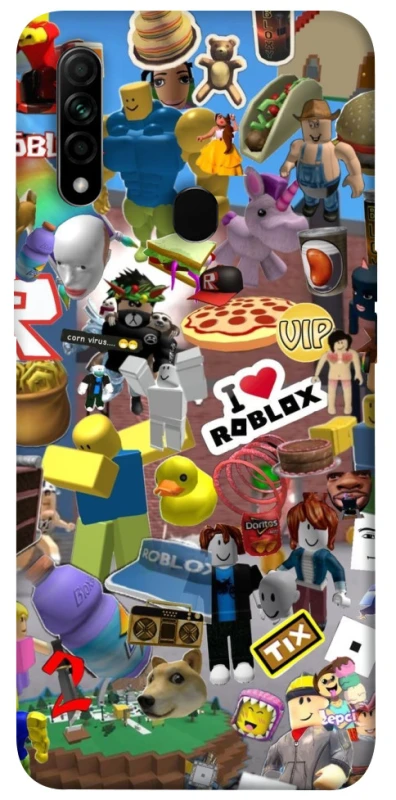Чехол на Oppo A31 Roblox collage ver.5 фото 1 из 1