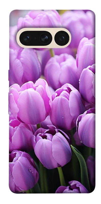 Чохол на Google Pixel 7 Pro Фіолетові тюльпани фото 1 з 1