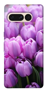 Чехол на Google Pixel 7 Pro Фиолетовые тюльпаны фото 1 из 1