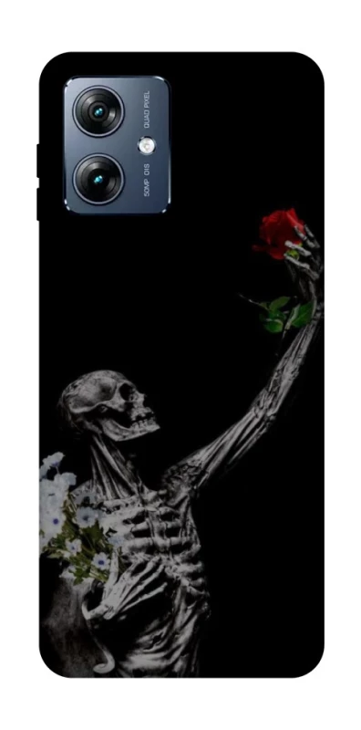 Чехол на Motorola Moto G54 Power Skeleton vs Rose фото 1 из 1