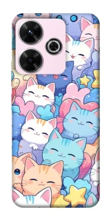 Чехол на Xiaomi Redmi 13 4G Funny Kittens ver.3 фото 1 из 1