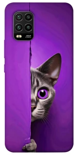 Чохол на Xiaomi Mi 10 Lite Кіт-підглядач фото 1 з 1