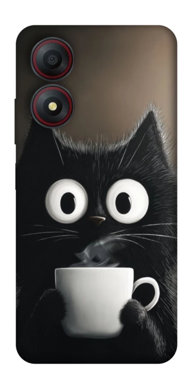 Чохол на ZTE Blade A34 4G morning cat фото 1 з 1