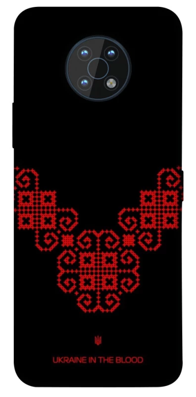 Чохол на Nokia G50 Чорно-червона вишиванка фото 1 з 1