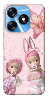 Чехол на TECNO Spark 10 Vintage Blossom Twins фото 1 из 1