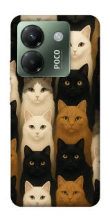 Чехол на Xiaomi Poco M7 pro 5G Colorful Cat Collage фото 1 Чехол на Xiaomi Poco M7 pro 5G Colorful Cat Collage фото 1 из 1