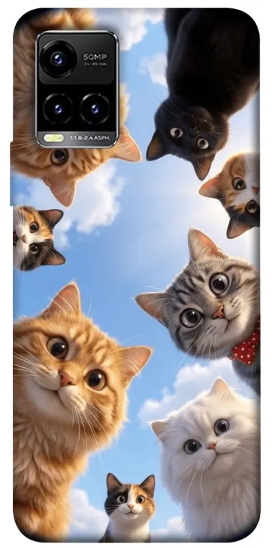 Чохол на Vivo Y21 / Y33s Cats фото 1 з 1