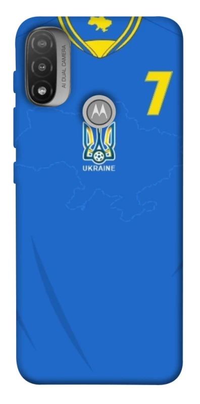 Чохол на Motorola Moto E20 UA-Football ver.4 фото 1 з 1