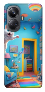 Чохол на Realme 10 Pro+ crazy cat фото 1 з 1