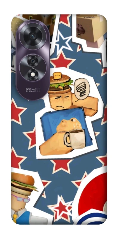 Чехол на Oppo A60 Roblox v2 фото 1 из 1