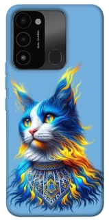 Чохол на TECNO Spark 8C Кіт патріот фото 1 з 1