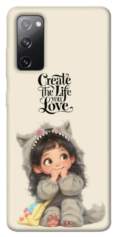 Чохол на Samsung Galaxy S20 FE Create the life you love фото 1 з 1