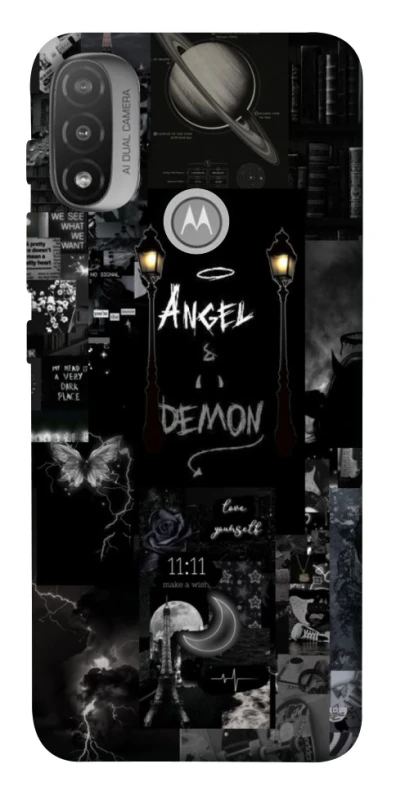 Чохол на Motorola Moto E20 Angel & Demon фото 1 з 1