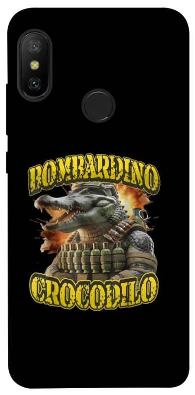 Чохол на Xiaomi Mi A2 Lite / Xiaomi Redmi 6 Pro Bombardino Crocodilo фото 1 з 1