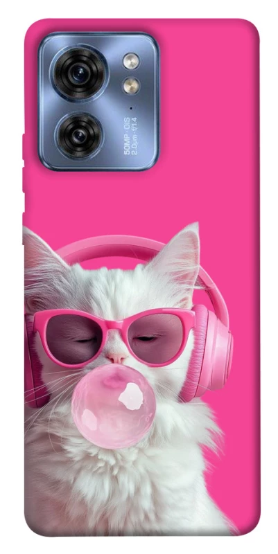 Чохол на Motorola Edge 40 Pink kitty фото 1 з 1