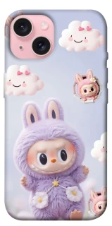 Чохол на Apple iPhone 15 (6.1") Labubu & clouds фото 1 з 1
