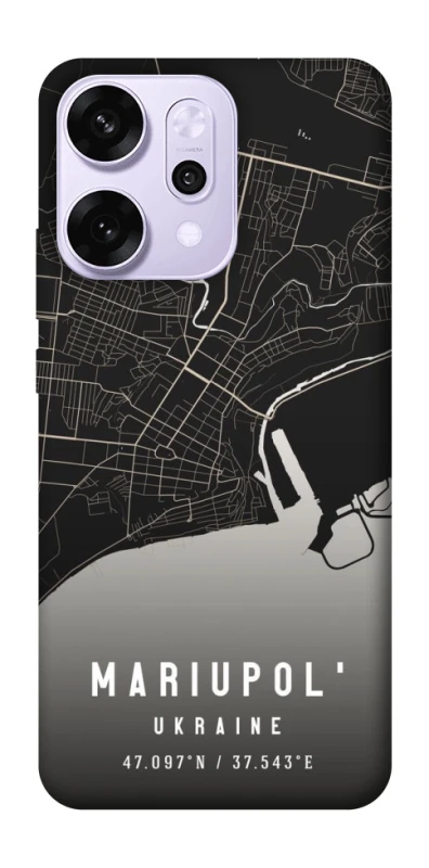 Чехол на Oppo Reno 14 Pro Mariupol map фото 1 из 1