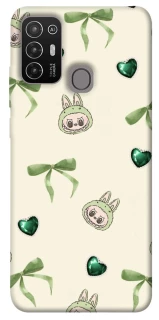 Чохол на ZTE Blade A52 Labubu Green Heart фото 1 з 1