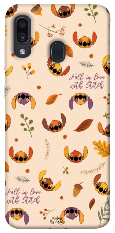 Чехол на Samsung Galaxy A20 / A30 Fall in love with Stitch фото 1 Чехол на Samsung Galaxy A20 / A30 Fall in love with Stitch фото 1 из 1