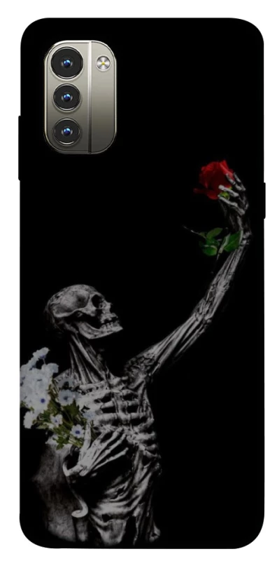 Чехол на Nokia G11 Skeleton vs Rose фото 1 из 1