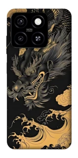 Чохол на ZTE Blade A55 4G gold dragon фото 1 з 1