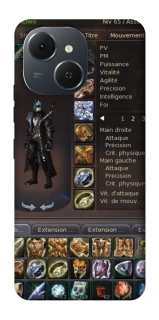 Чехол на TECNO Spark 40C Character Menu ver.1 фото 1 из 1