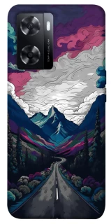 Чехол на Oppo A77s Нарисованные горы фото 1 из 1