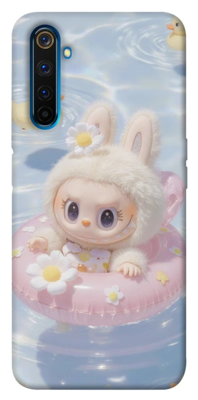 Чехол на Realme 6 Pro Labubu swimming фото 1 из 1