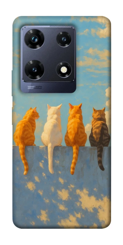 Чехол на Infinix Note 30 Pro cats on wall фото 1 из 1