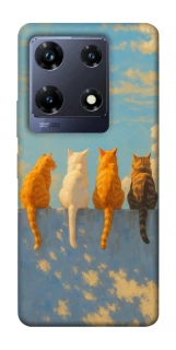 Чехол на Infinix Note 30 Pro cats on wall фото 1 из 1
