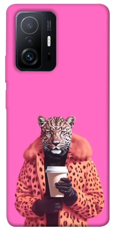 Чохол на Xiaomi 11T / 11T Pro Леопард з кавою фото 1 з 1