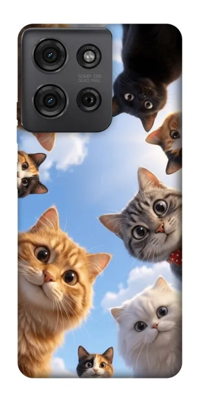 Чохол на Motorola Moto G75 Cats фото 1 з 1