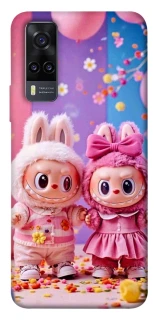 Чехол на Vivo Y31 Labubu twins ver.2 фото 1 из 1