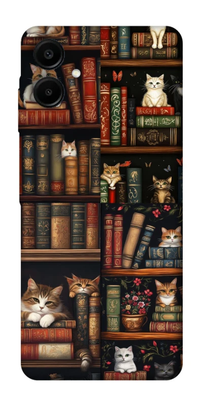 Чохол на Samsung Galaxy A07 Cats & Books фото 1 з 1