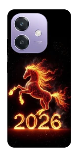Чохол на Oppo A3 4G Red Fire Horse ver.1 фото 1 з 1