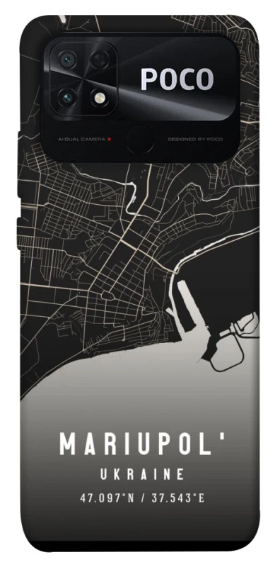 Чохол на Xiaomi Poco C40 Mariupol map фото 1 з 1