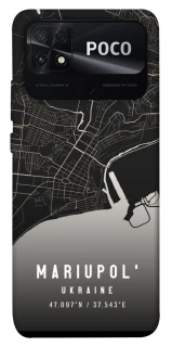 Чохол на Xiaomi Poco C40 Mariupol map фото 1 з 1
