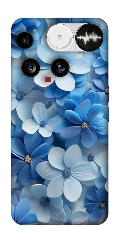 Чохол на Nothing Phone (3) Сині квіти фото 1 з 1
