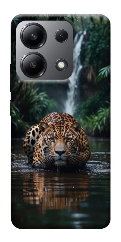 Чехол на Xiaomi Redmi Note 13 4G Leopard in water фото 1 из 1