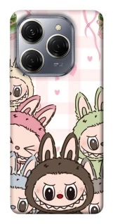 Чохол на TECNO Spark 20 Pro All Labubu 2 фото 1 з 1