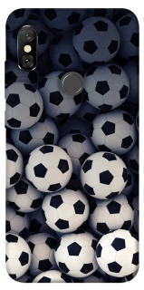 Чехол на Xiaomi Redmi Note 6 Pro Футбольные мячи фото 1 из 1