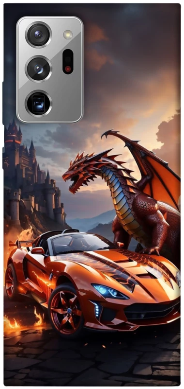 Чехол на Samsung Galaxy Note 20 Ultra Сar and dragon фото 1 из 1