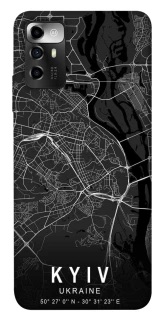 Чехол на ZTE Blade V40 Vita Kyiv map фото 1 из 1