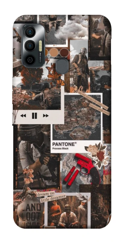 Чехол на TECNO Spark 7 PUBG Collage фото 1 из 1