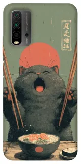 Чехол на Xiaomi Redmi 9T Hungry Cat фото 1 из 1