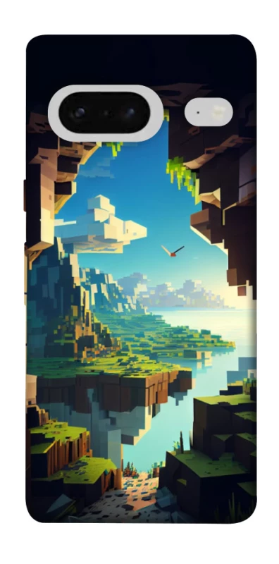 Чехол на Google Pixel 7 Minecraft sunrise фото 1 из 1